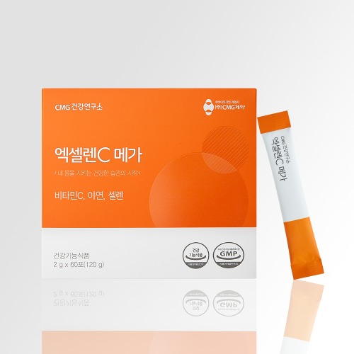 [3중활력] 엑셀렌C 메가 / 비타민C 셀렌 아연 [60포/2개월분]